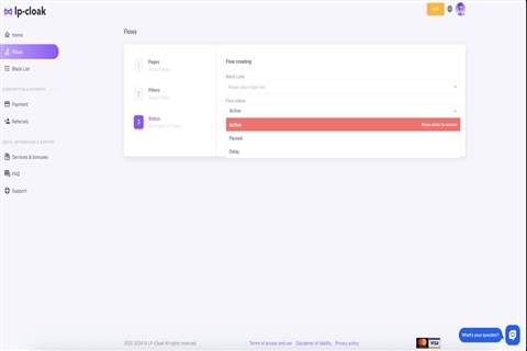 Cloaking service voor e-commerce. Bescherming tegen UA bots.