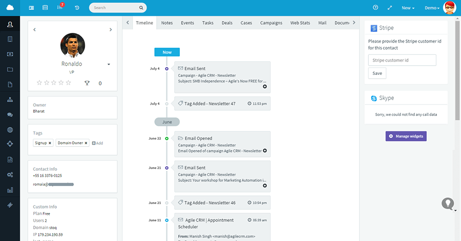 agile crm mfcnz